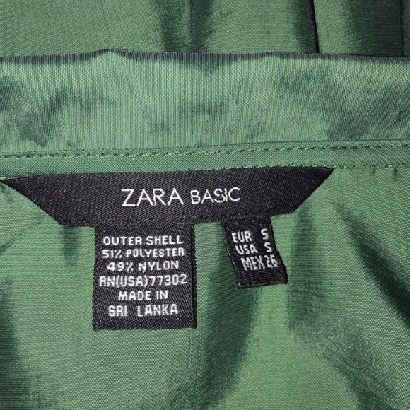 βSOLDβ Zara emerald green midi dress - Picture 6 of 7